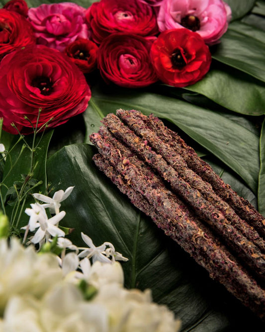 Organic Jasmine & Rose Incense | Botanical Blend