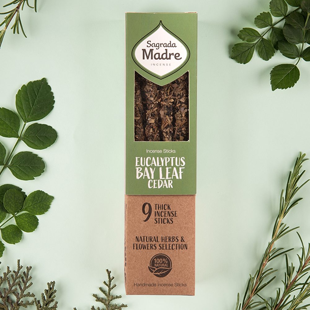 Herb Incense - Eucalyptus, Bay Leaf & Cedar | Fresh & Earthy Scent