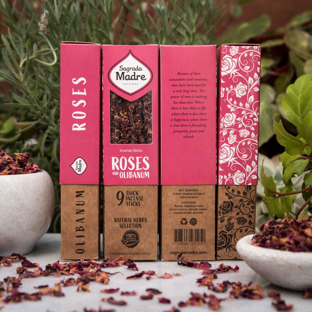 Herb Incense - Roses & Olibanum | Romantic & Relaxing Aroma