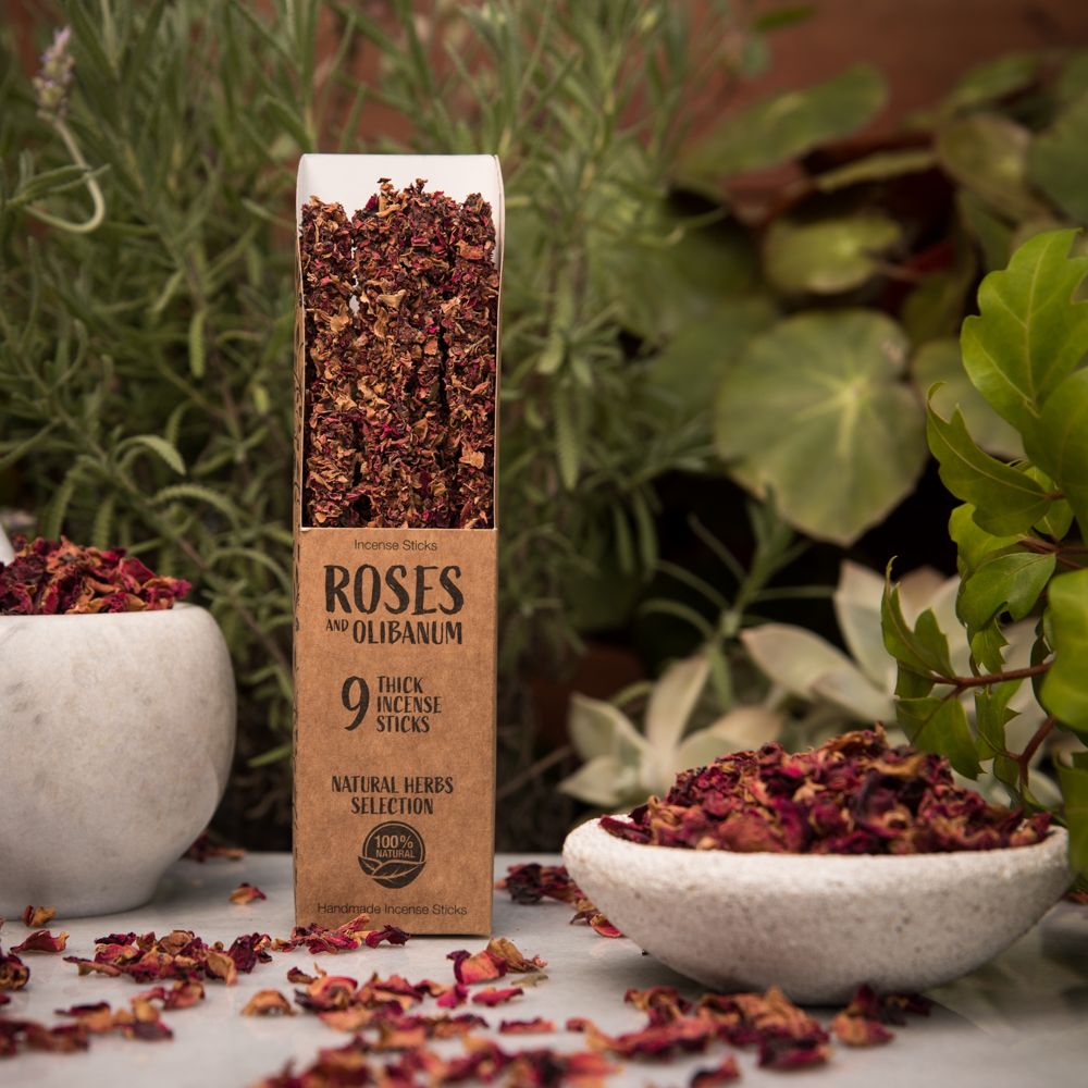 Herb Incense - Roses & Olibanum | Romantic & Relaxing Aroma