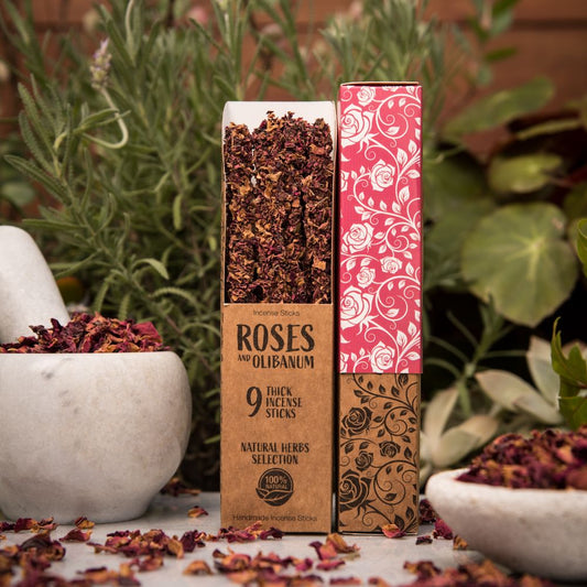 Herb Incense - Roses & Olibanum | Romantic & Relaxing Aroma