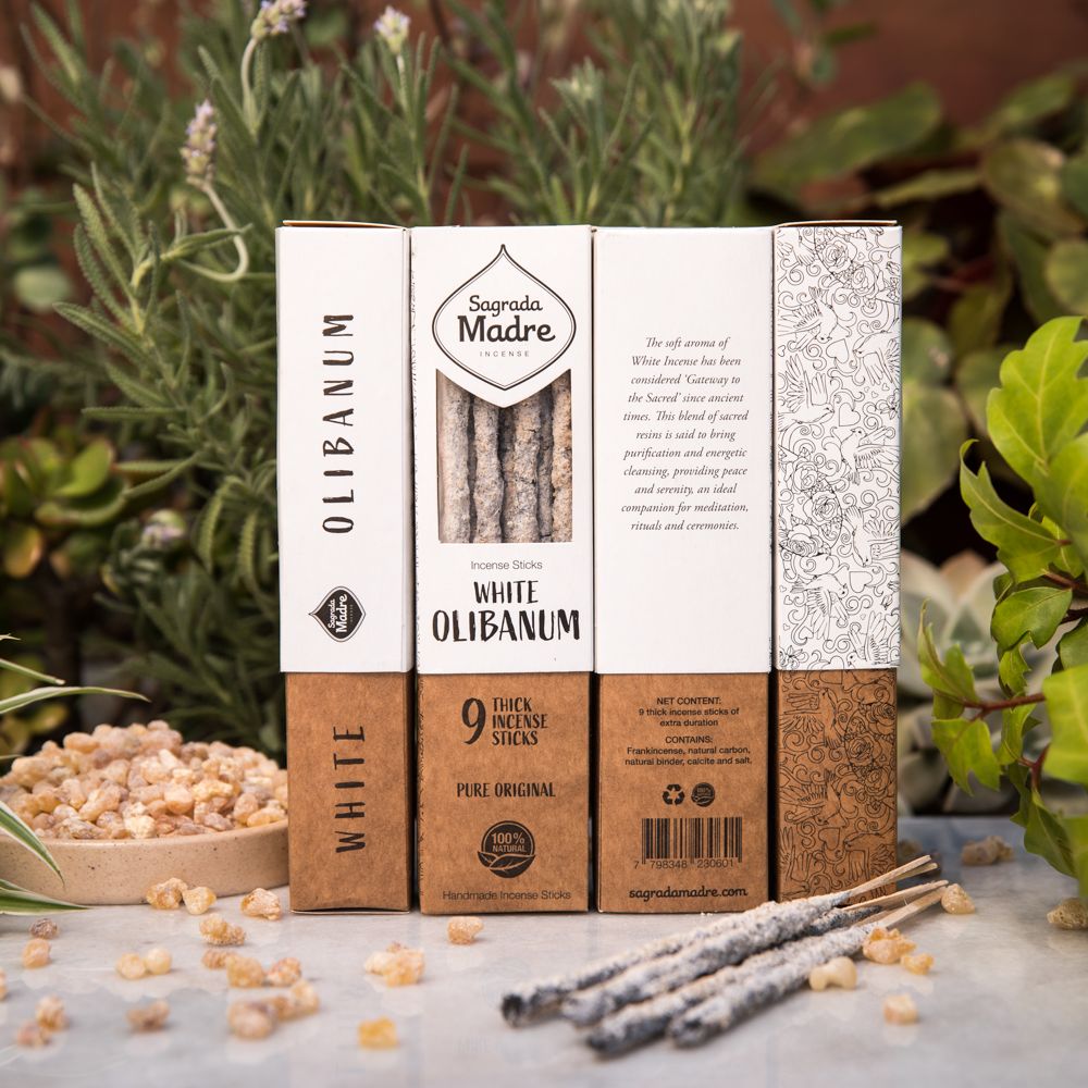 Herb Incense - White Frankincense - 9 Sticks | Pure & Sacred Scent