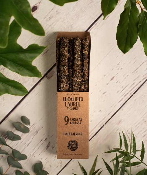 Herb Incense - Eucalyptus, Bay Leaf & Cedar | Fresh & Earthy Scent