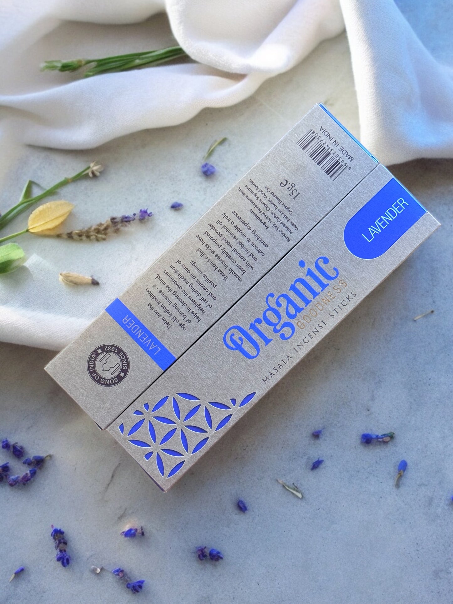Organic Lavender Incense Sticks | Handcrafted Fragrance for a Calming Environment