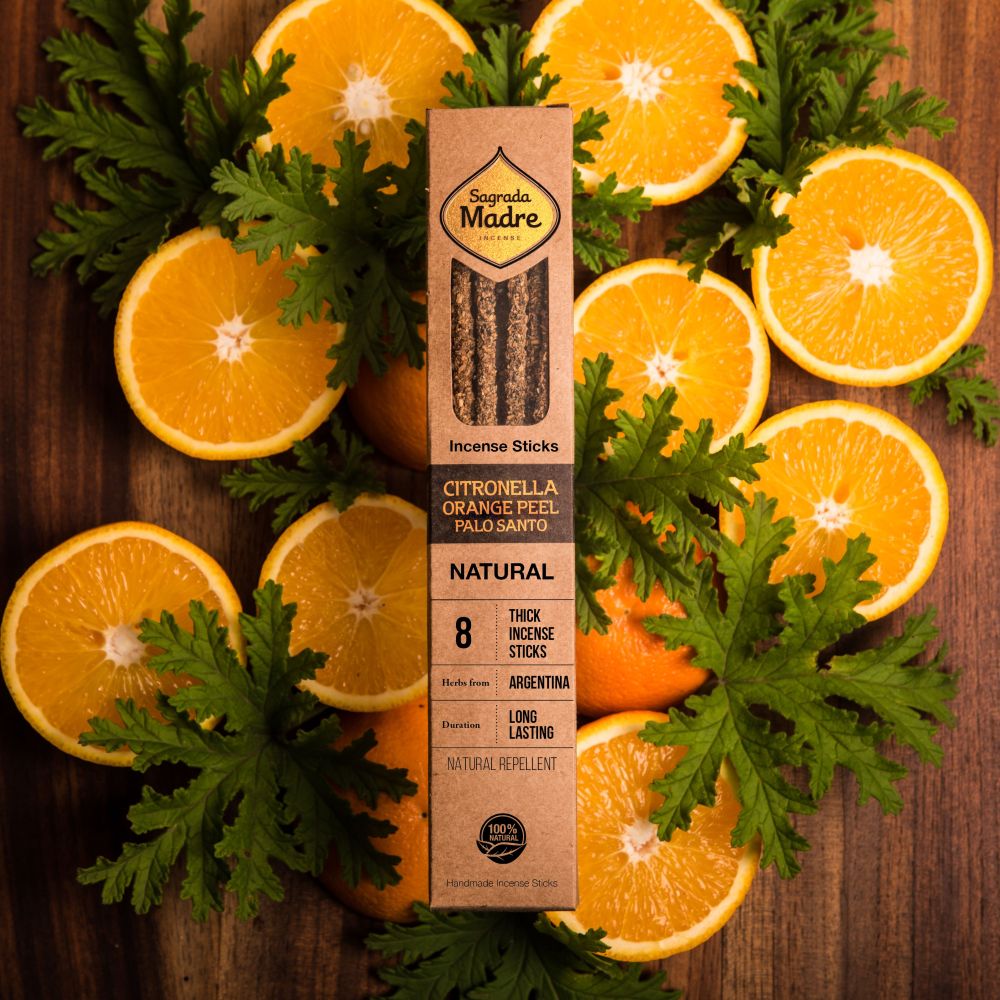 Natural Incense - Citronella with Orange | Protection & Healing