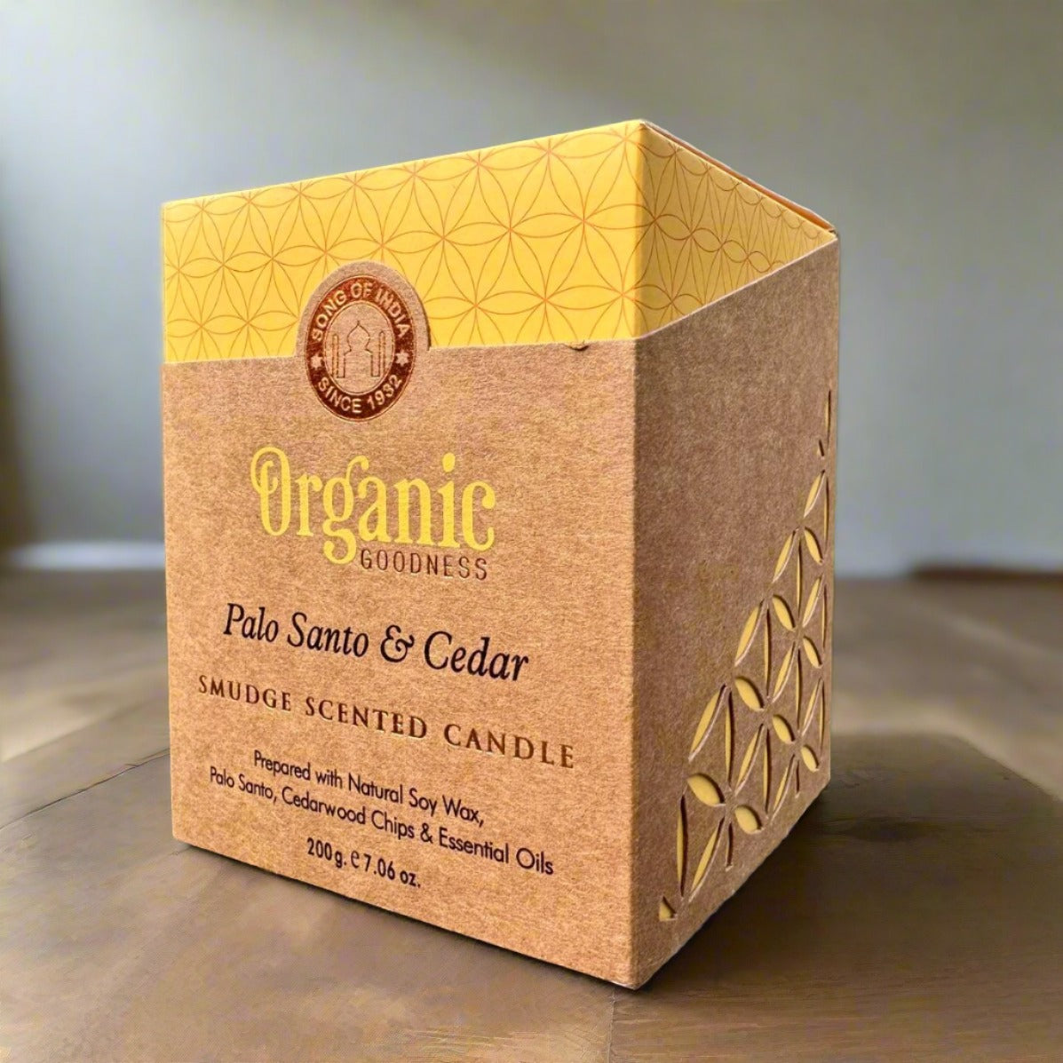 Organic Scented Candle - Palo Santo & Cedar | Spiritual