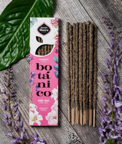 Organic Jasmine & Rose Incense | Botanical Blend