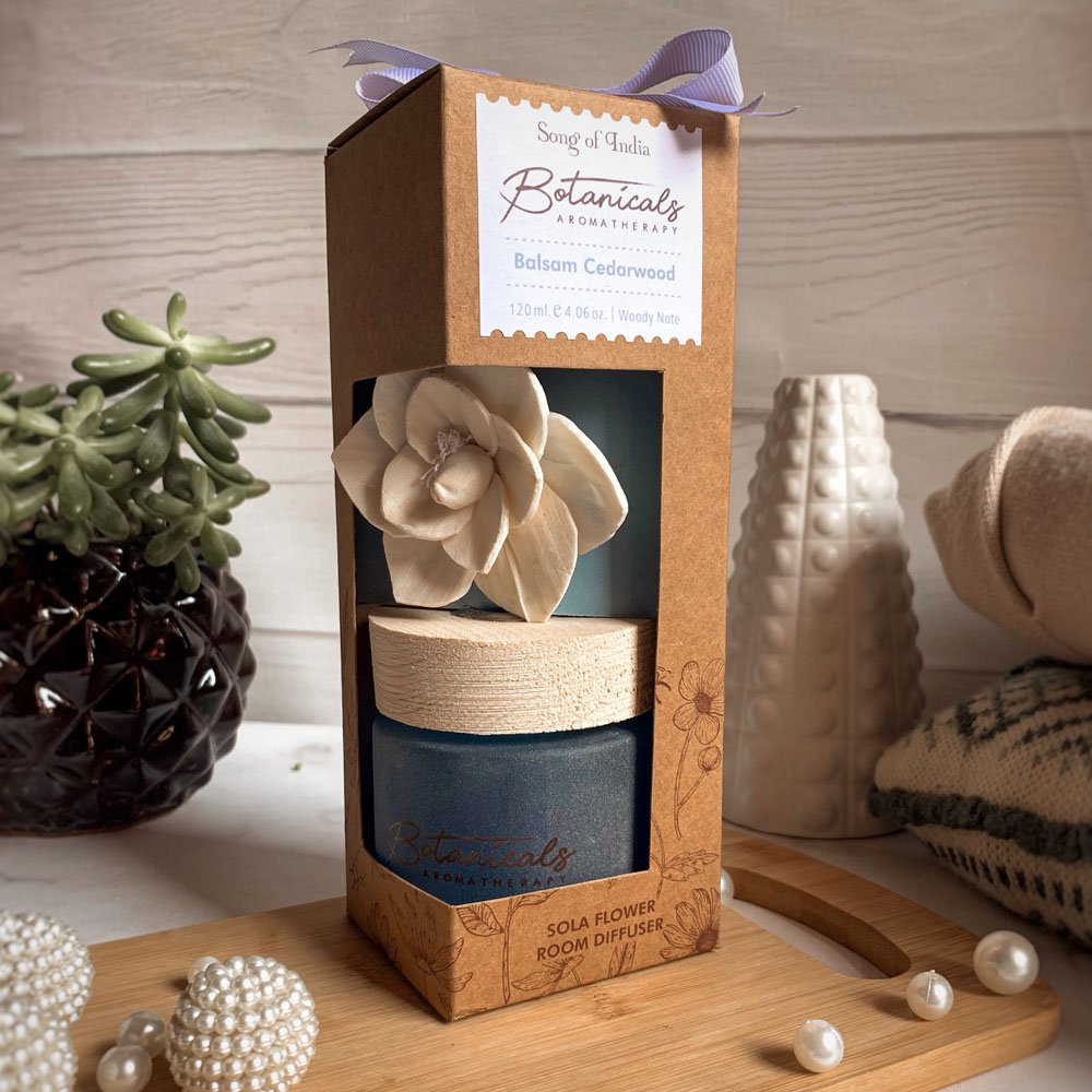 Botanicals Fragrance Diffuser - Balsam Cedarwood | Woody and Cozy