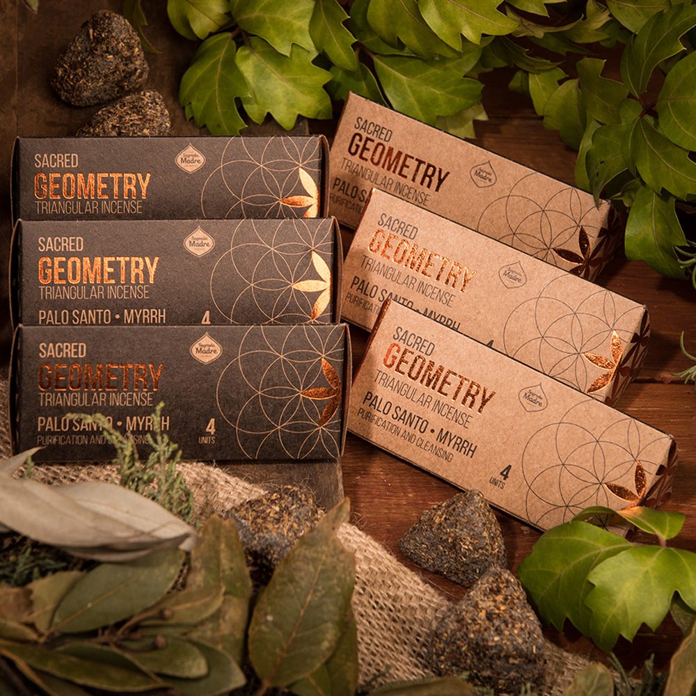 Sacred Geometry Incense - Palo Santo & Myrrh | Spiritual & Cleansing