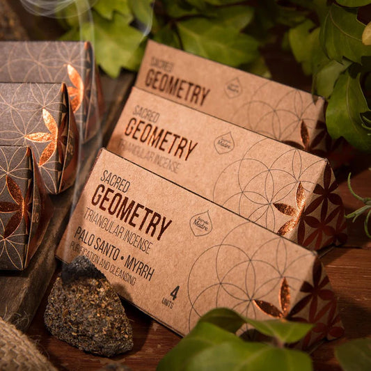 Sacred Geometry Incense - Palo Santo & Myrrh | Spiritual & Cleansing