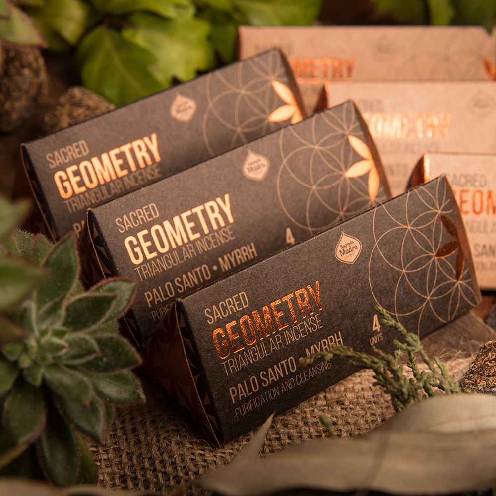 Sacred Geometry Incense - Palo Santo & Myrrh | Spiritual & Cleansing