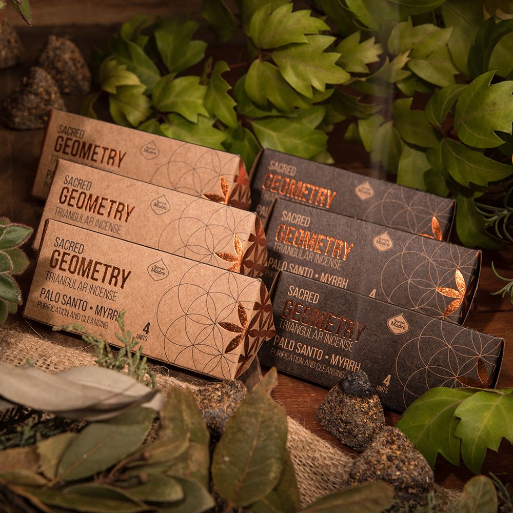 Sacred Geometry Incense - Palo Santo & Myrrh | Spiritual & Cleansing