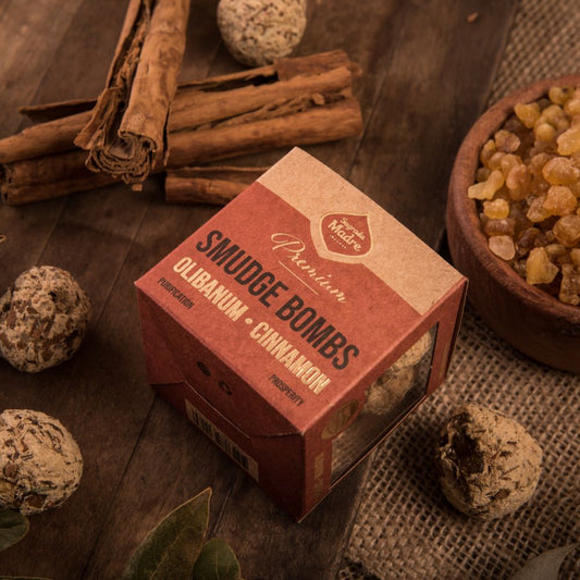Smudge Bomb Premium - Frankincense & Cinnamon | Warm & Sacred