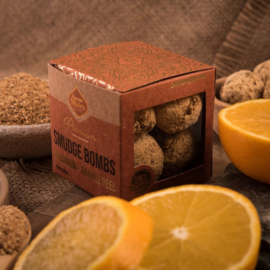 Smudge Bomb Premium - Olibanum & Orange Peel | Fresh & Invigorating