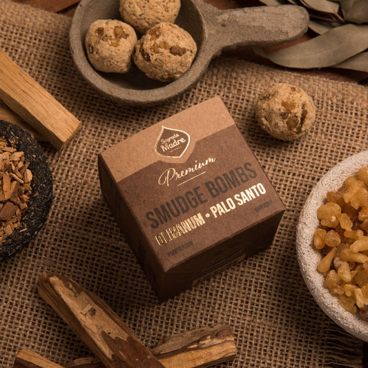 Smudge Bomb Premium - Olibanum & Palo Santo | Spiritual & Cleansing