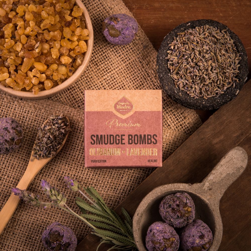 Smudge Bomb Premium - Frankincense & Lavender | Calming & Sacred
