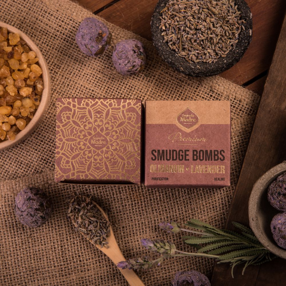 Smudge Bomb Premium - Frankincense & Lavender | Calming & Sacred