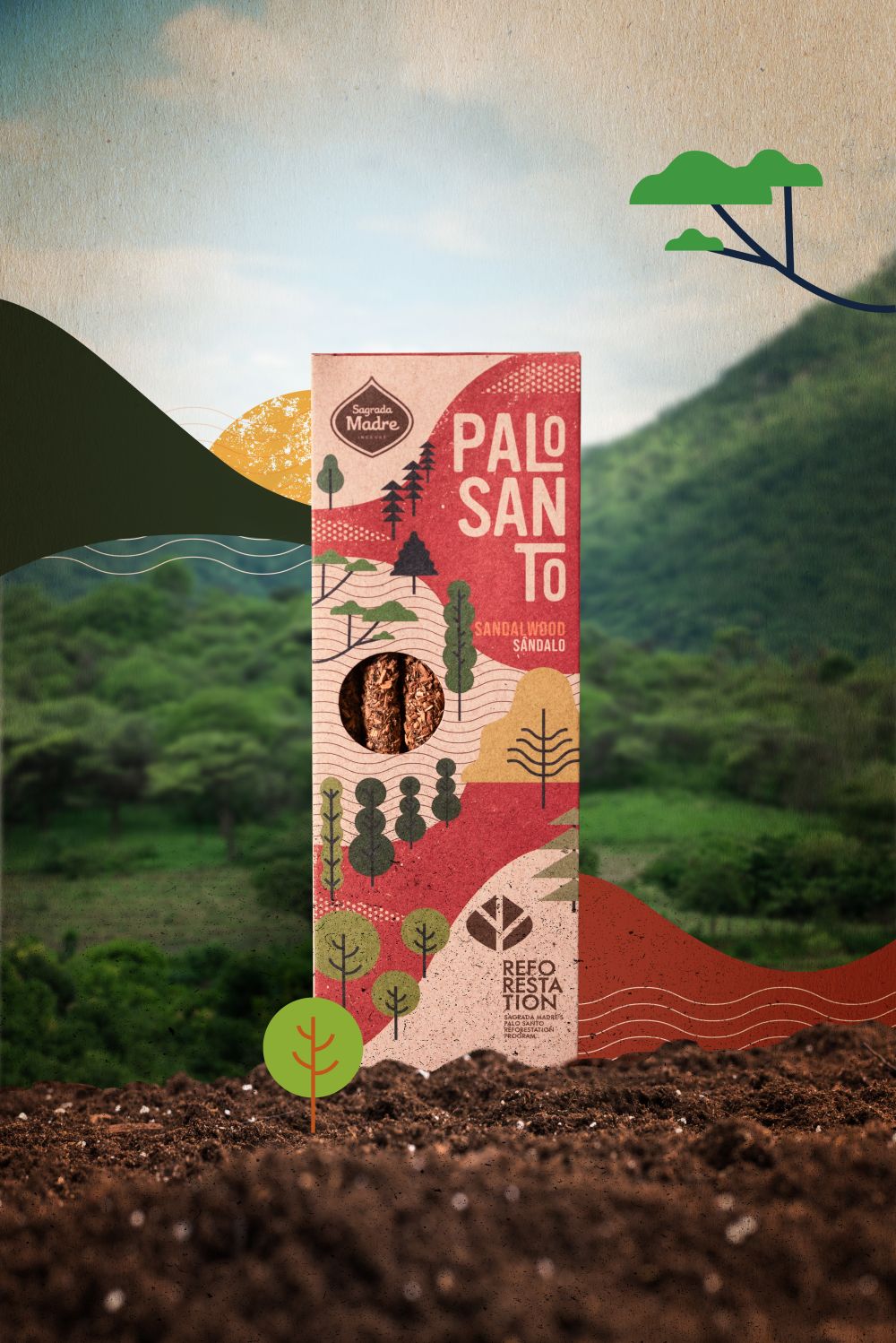 Palo Santo Sandal 4 sticks