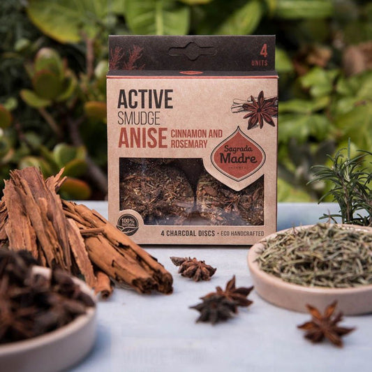 Charcoal Disks - Anise, Cinnamon, and Rosemary | Aromatic Herbal Blend