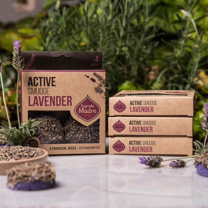 Charcoal Disks - Lavender  | Calming Floral Aroma for Relaxation