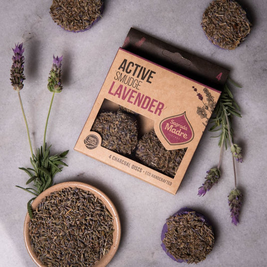 Charcoal Disks - Lavender  | Calming Floral Aroma for Relaxation