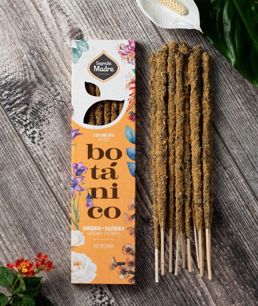 Organic Gardenia & Calendula Incense  | Botanical Blend