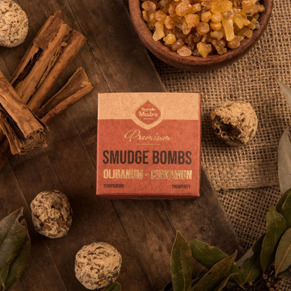 Smudge Bomb Premium - Frankincense & Cinnamon  | Warm & Sacred